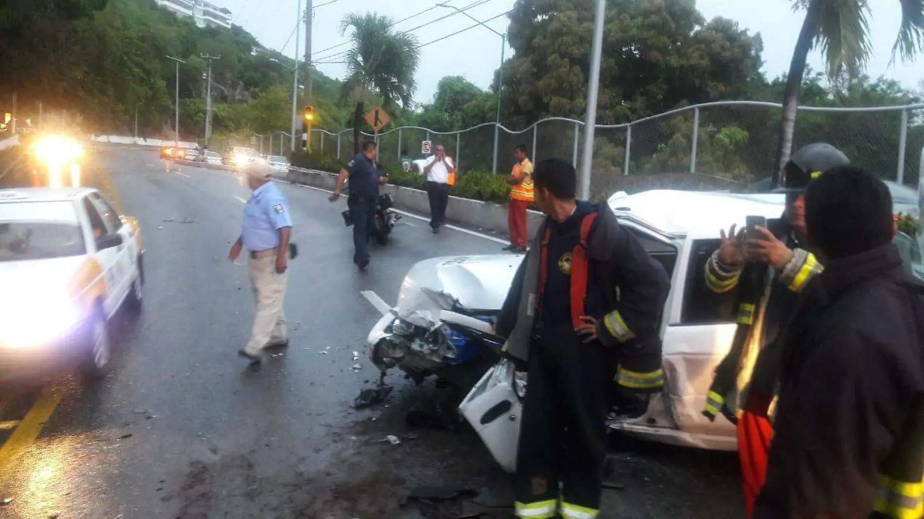 Accidente en la escenica